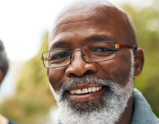 smiling senior man